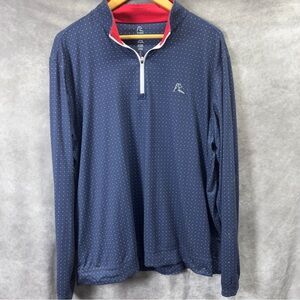 Rhoback Performance Golf Quarter Zip Long Sleeve Shirt Size XL